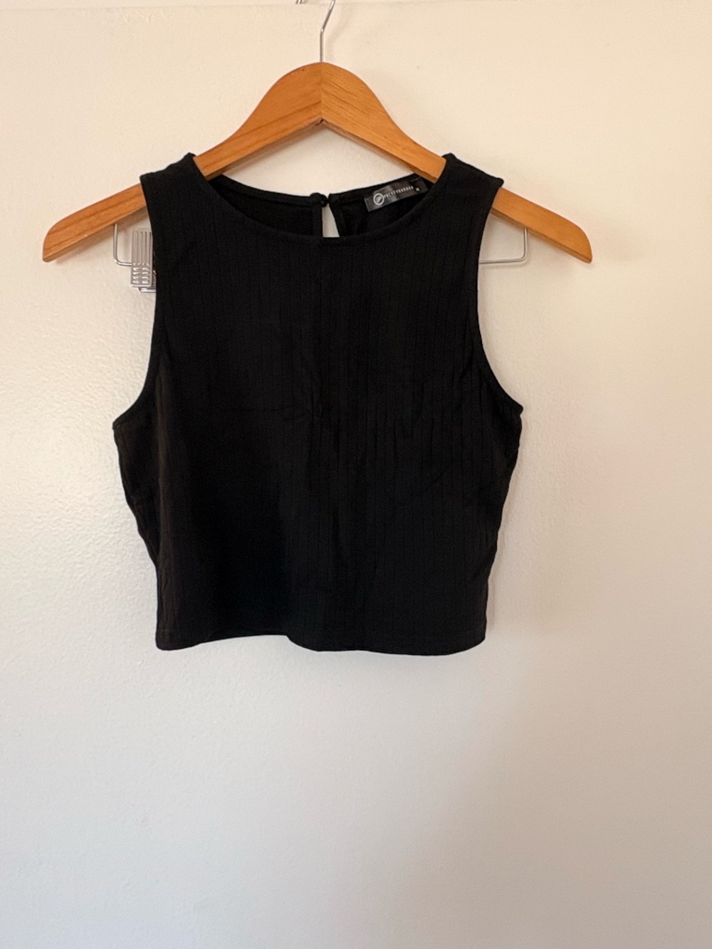 Pretty Garden Ribbed Crop Top